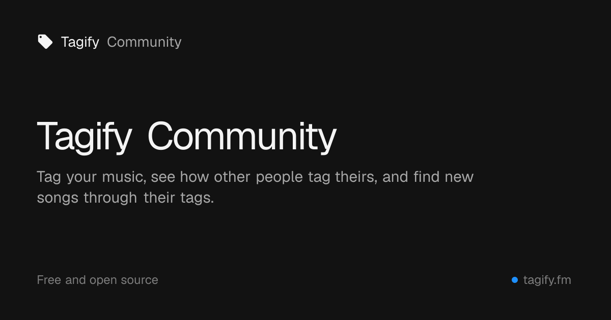 Create an account · Tagify Community